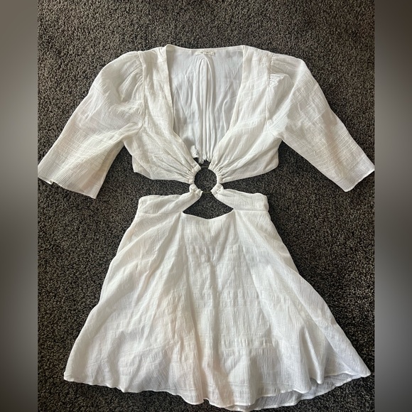 Tularosa Nanette Mini Dress in White - Picture 5 of 8